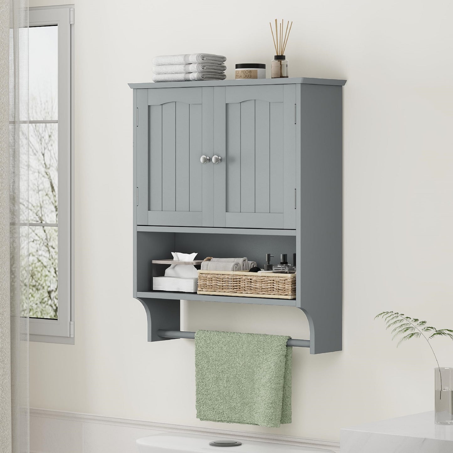 Algherohein Bathroom Medicine Cabinet
