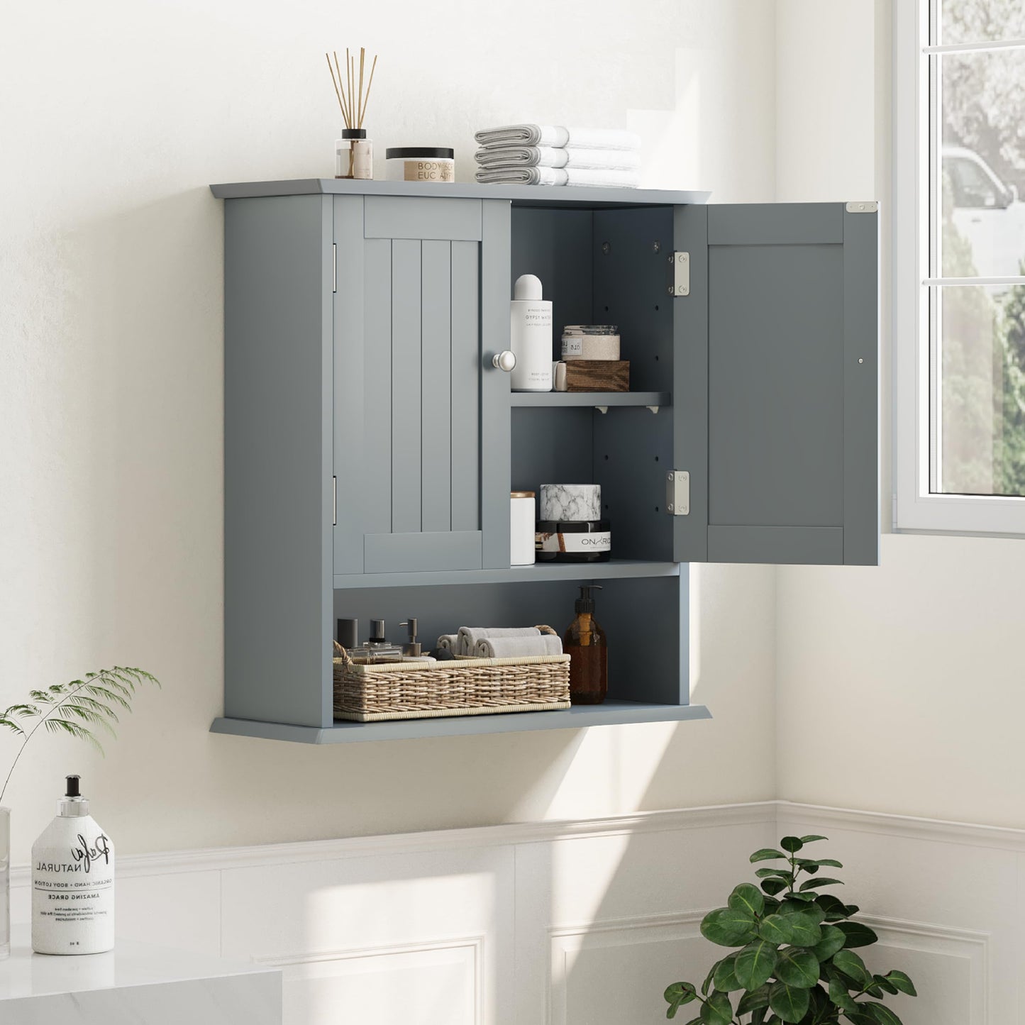 Algherohein Bathroom Medicine Cabinet