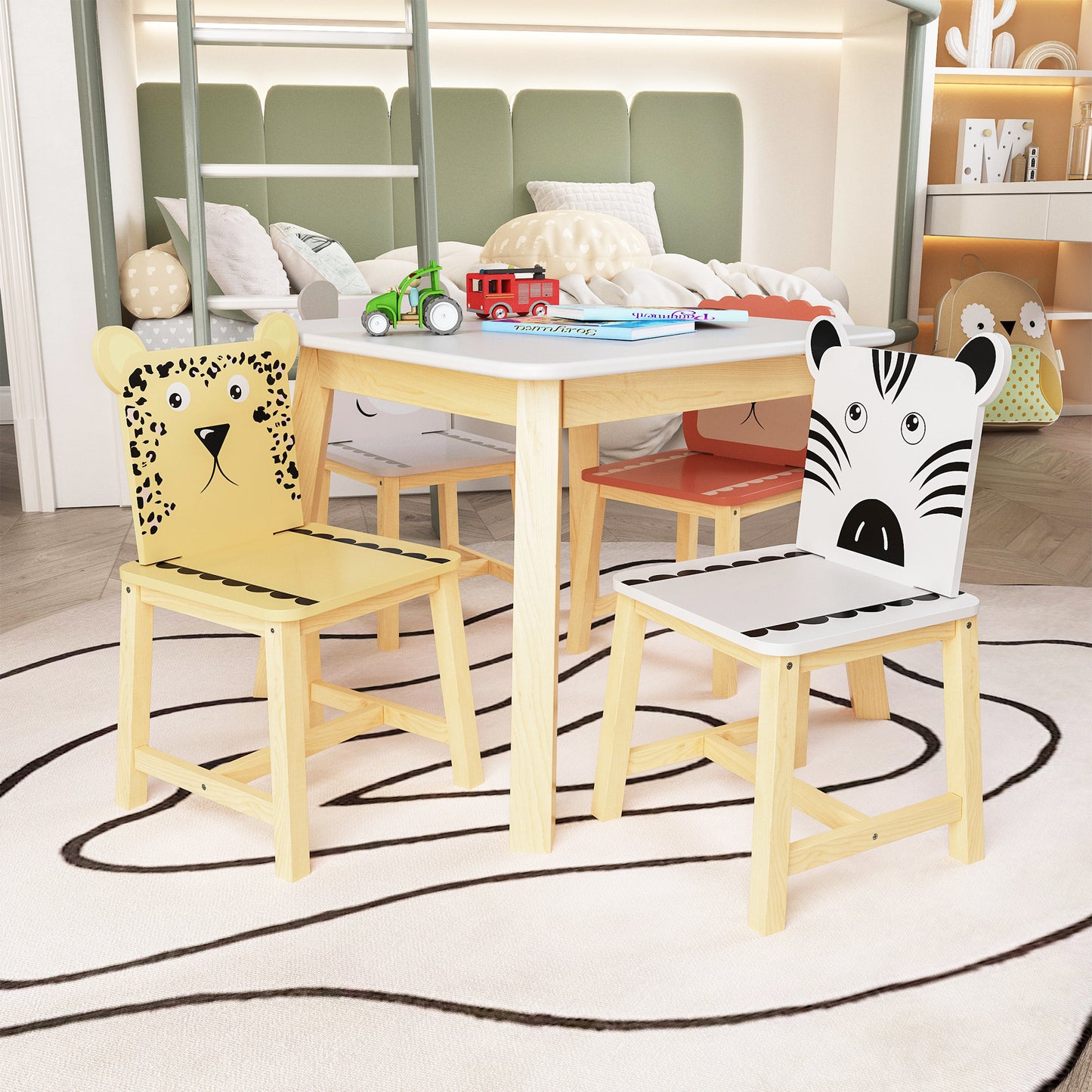 Smuxee Kids Table and Chair Set for Boys & Girls, Children Furniture