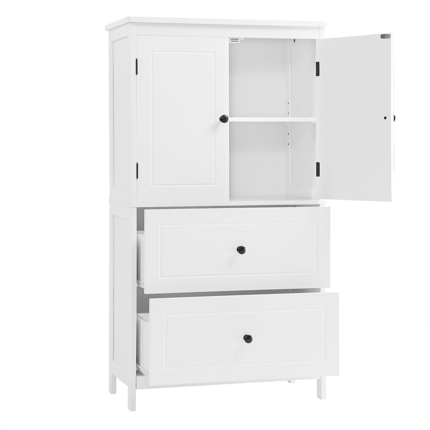 Smuxee Bathroom Storage Cabinets with Doors and Shelves,Bathroom Drawer Organizer