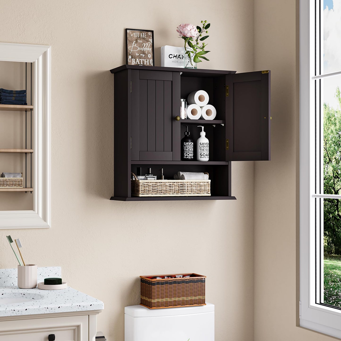 Algherohein Bathroom Medicine Cabinet