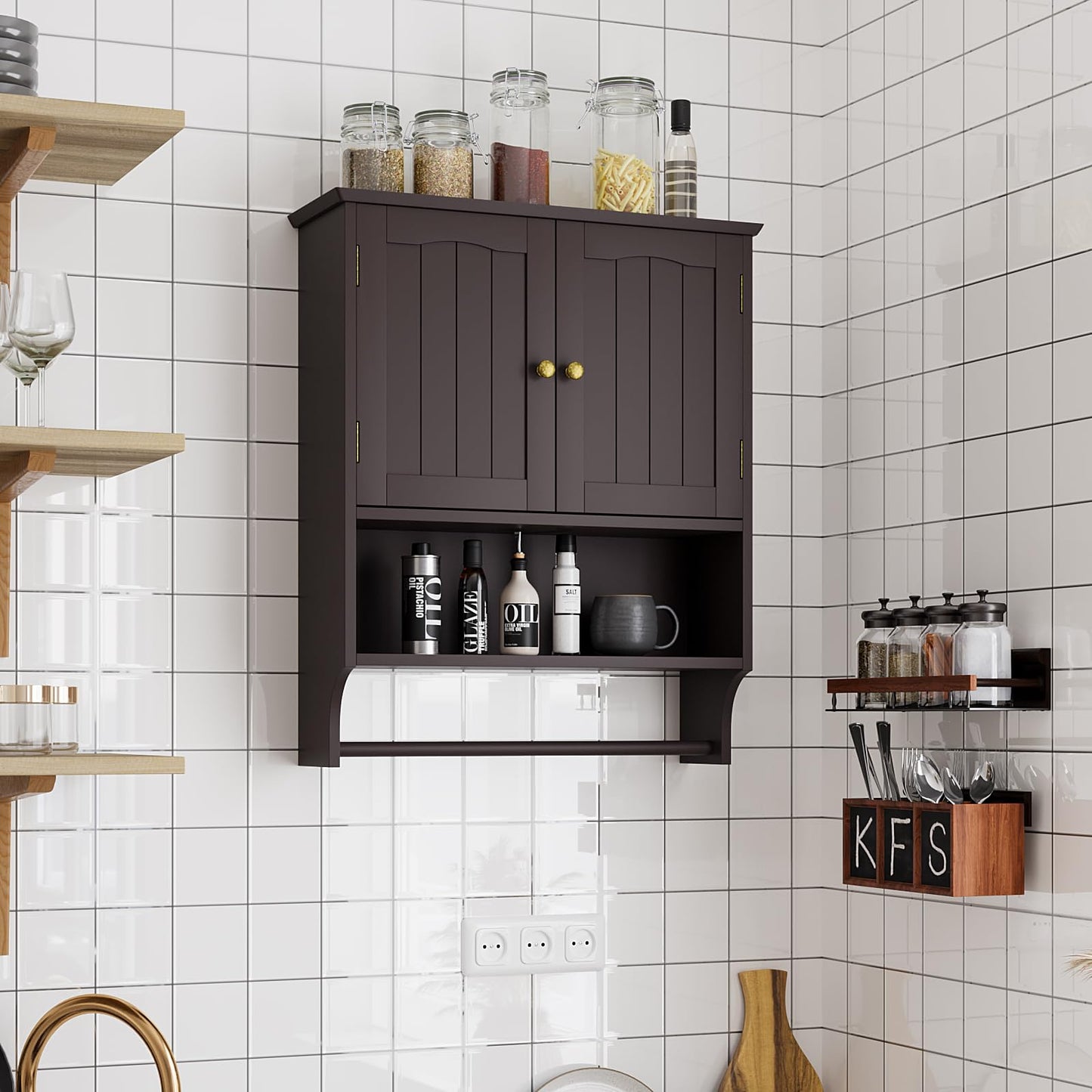 Algherohein Bathroom Medicine Cabinet