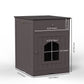 Algherohein Wooden Multi-Function Pet Cat House, Cat Condo Nightstand with Drawer,Vibrant Life