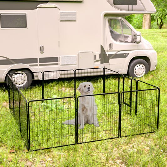 Smart FENDEE Dog Playpen Heavy Duty Pet Fence Metal Exercise Pens Outdoor