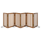 Algherohein Dog Gate for Inside,Bamboo Freestanding Pet Gate for Doorways