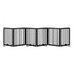 Algherohein Dog Gate for Inside,Bamboo Freestanding Pet Gate for Doorways