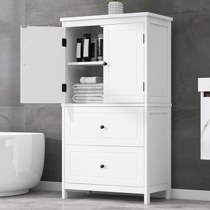 Smuxee Bathroom Storage Cabinets with Doors and Shelves,Bathroom Drawer Organizer