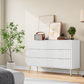 Algherohein Dresser for Bedroom,Modern Chest of 6 Drawers Dressers