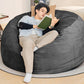 Algherohein Bean Bag Chair for Adults,Comfy Chair with Memory Foam Furniture