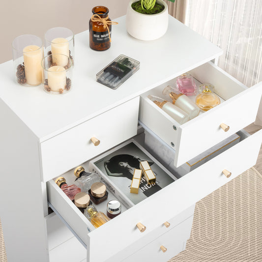 Algherohein Wood Small Dressers with Drawer for Bedroom,Modern Drawers Storage Cabinet