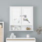 Smuxee Bathroom Cabinet over The Toilet Storage,Medicine Cabinet with Mirror Door,White
