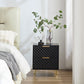 Semiocthome Nightstand with 2 Drawers and Metal Legs Bedside Table for Bedroom