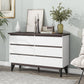 Algherohein Chest of Drawers White Dressers for Bedroom