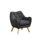 Smuxee Linen Kids Chair with Removable Seat Cushion,Toddler Chair Couch