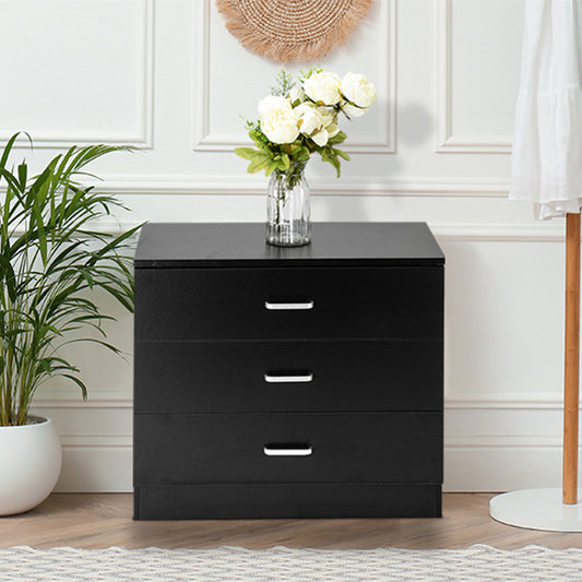 Smart FENDEE Modern Nightstand with 3 Drawer Wood Bedside Table End Side Table for Living Room