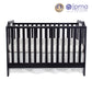 Semiocthome Celeste 3-in-1 Convertible Island Crib Black
