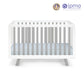 Semiocthome Livia 3-in-1 Convertible Island Crib White/Gray