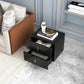 Smuxee Wood Modern 2-Drawers Nightstands Table,Bedside Table End Table for Bedroom