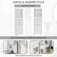Smuxee Bathroom Cabinet Organizer with Doors and Shelves,Bathroom Storage Drawers