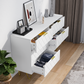 Algherohein 6 Drawers Dressers for Bedroom,Double Chest of Drawers