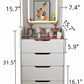 Semiocthome 3 in 1 Vanity Desk with Plip Top Mirro