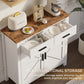 Algherohein Kitchen Sideboards and Buffet Cabinet with Storage,Storage Cabinets with 2 Drawer