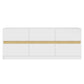 Algherohein Dressers for Bedroom,Wide 6 Chest of Drawers Bedroom Furniture