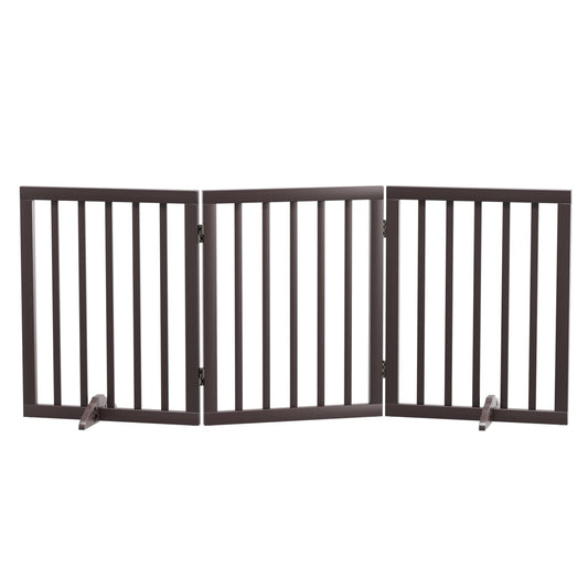 Semiocthome Ultra Wide Foldable Pet Gate for Doorway,Freestanding Dog Gates for Stairs
