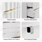 Algherohein Dresser for Bedroom,Modern Chest of 6 Drawers Dressers