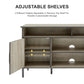 Algherohein Modern TV Stand for 65 inch,58in Length Entertainment Center for TVs Shelves Cabinets