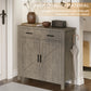 Algherohein Kitchen Sideboards and Buffet Cabinet with Storage,Storage Cabinets with 2 Drawer