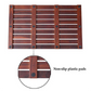 Smuxee Teak Wood Bath Shower Mat,Non Slip Bathtub Mat