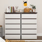 Semiocthome Modern Dresser with 5 Drawers Chest of Drawers for Bedroom, White, 39.37" Tall