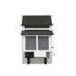Algherohein Chicken Wire Wood Chicken Coop Rabbit Hutch Kennels House,Outdoor Large Animal Home,Gray