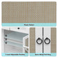 Algherohein Wood Kitchen Trash Can Storage Cabinet,Dining Room Sideboards and Buffets Recycling Bin
