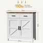 Algherohein Kitchen Sideboards and Buffet Cabinet with Storage,Storage Cabinets with 2 Drawer