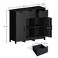 Smuxee Modern Storage Cabinets with 3 Drawer and Shelves,Living Room Kitchen Buffet Cabinet