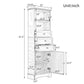 Smuxee Bathroom Cabinet Organizer with Doors and Shelves,Bathroom Storage Drawers