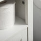 Smuxee Farmhouse Bathroom Vanity with Sink,Bathroom Storage Cabinet with Doors and Shelves,White