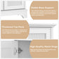Semiocthome White Bathroom Storage Cabinet