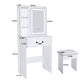 Smart FENDEE Makeup Vanity Desk with Mirror Lights