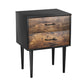 Semiocthome Modern 2 Drawers Nightstand,Bedside Table for Bedroom,Adult