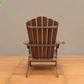 Polystyrene Adirondack Chair - Brown