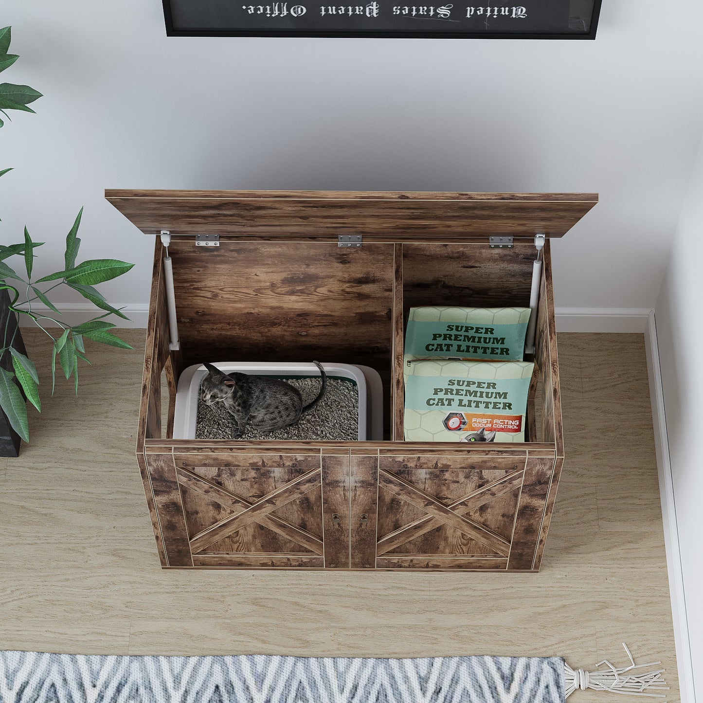 Eco Cat Litter Box Enclosure Modern Cat Furniture