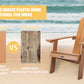 TALE Adirondack Chair Backyard Outdoor Furniture Painted Seating with Cup Holder All-Weather and Fade-Resistant Plastic Wood for Lawn Patio Deck Garden Porch Lawn Furniture Chairs Brown