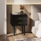 Semiocthome Modern 2 Drawers Nightstand,Bedside Table for Bedroom,Adult