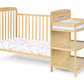 Ramsey 3-in-1 Convertible Crib and Changer Combo Natural