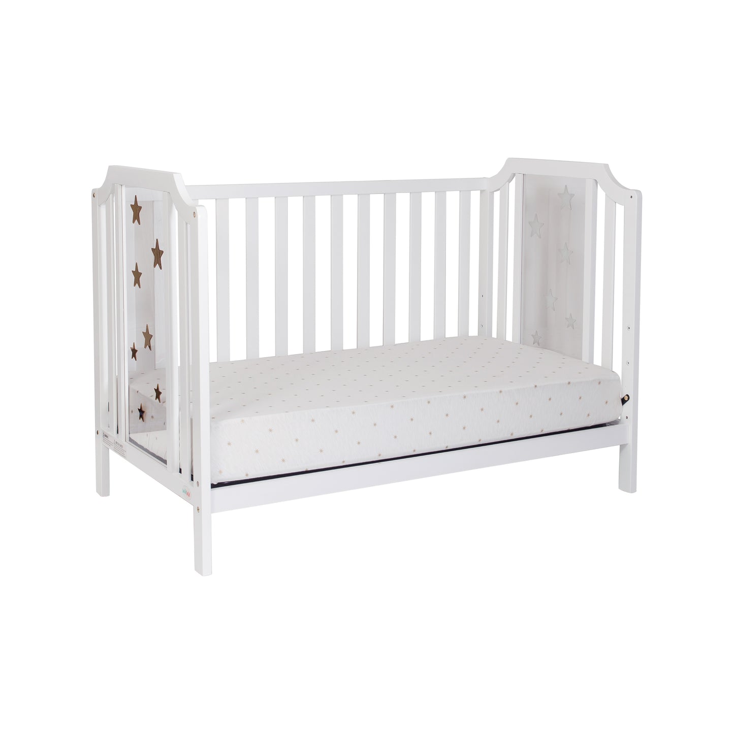 Semiocthome Celeste 3-in-1 Convertible Island Crib White