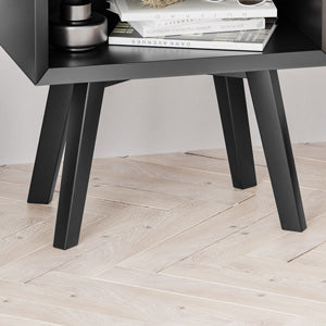 Semiocthome Mid Century Modern Nightstand Wood Bed Side Table for Bedroom