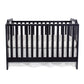 Semiocthome Celeste 3-in-1 Convertible Island Crib Black